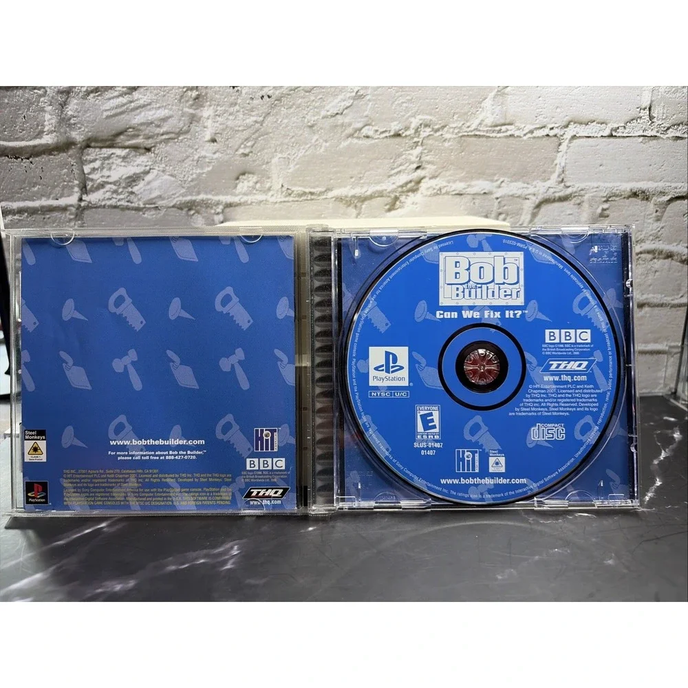 Sony PS 1 Lot CIB Spyro/Bob The Builder/Test Drive Off Road/Dinosaur All Clean
